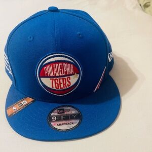 New Era Blue Philadelphia 76ers Cap
